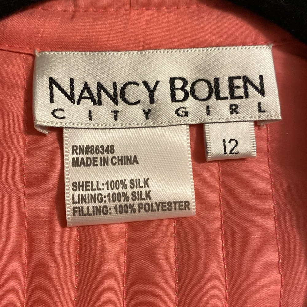 Chic Green and Pink Women's Blazer - Picture 3 of 3
